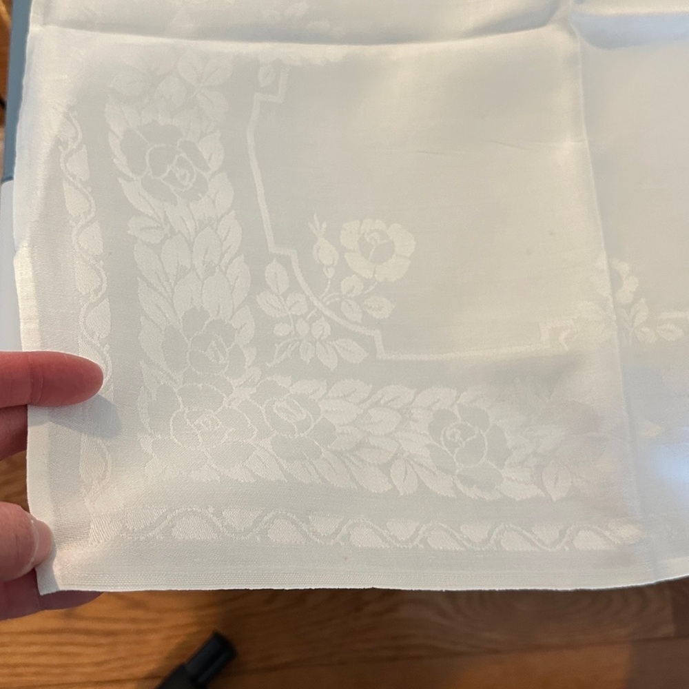 Vintage cloth napkins, qty 6 #0210